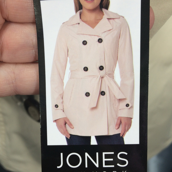 NEW Jones NY Water Resistant Trench Coat /Raincoat - Picture 5 of 5